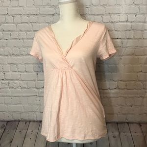 J. Crew pastel pink short sleeve tee